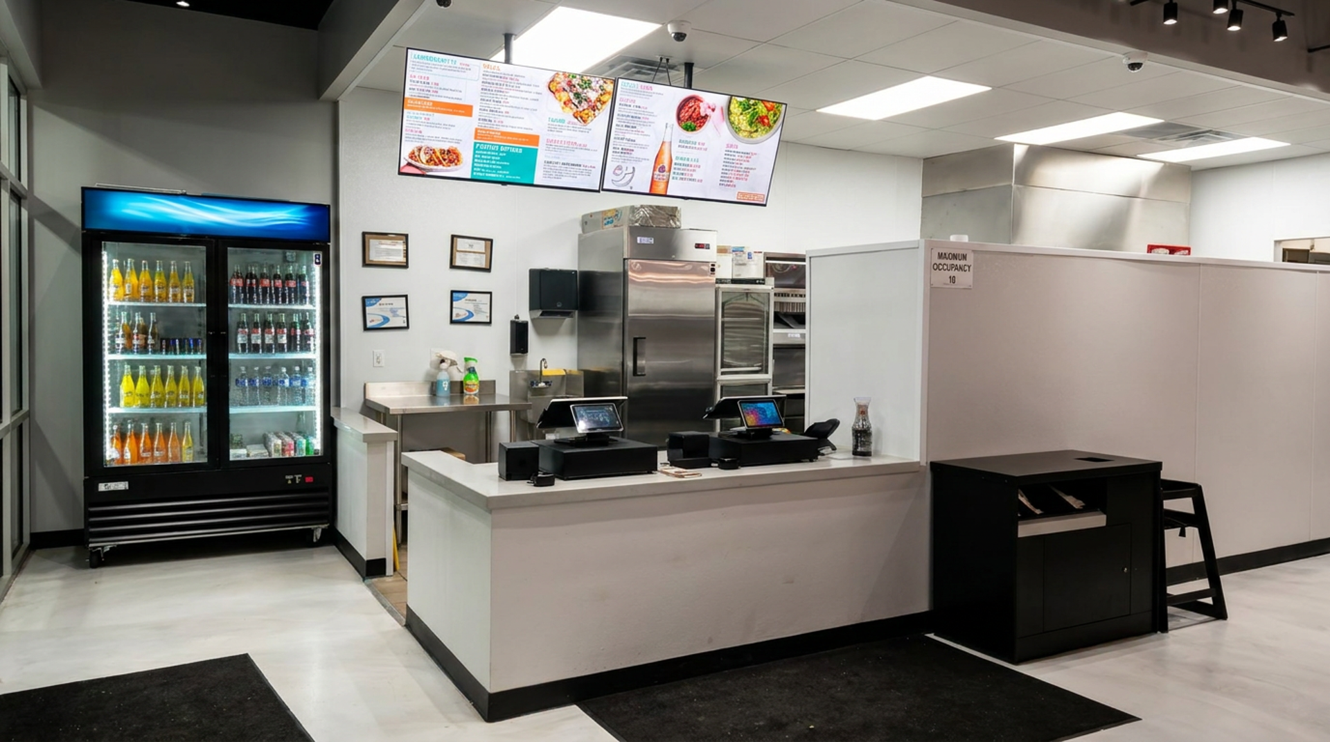 Order at the counter