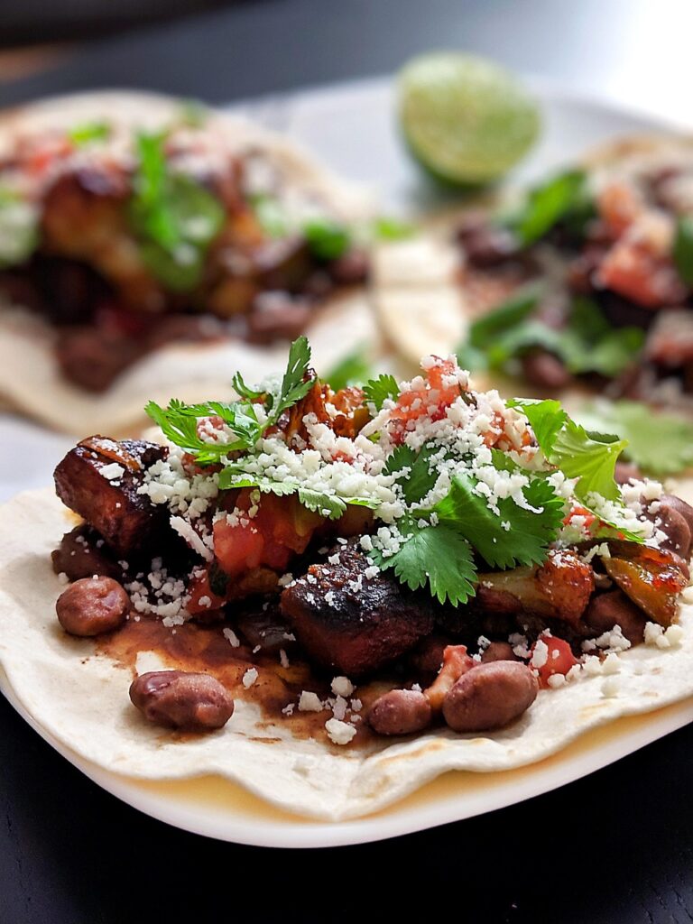 taco, food, mexican, tortilla, lunch, meal, delicious, tasty, cuisine, parsley, tomato, nutrition, dish, beans, cheese, taco, taco, taco, taco, taco, tortilla-4288033.jpg